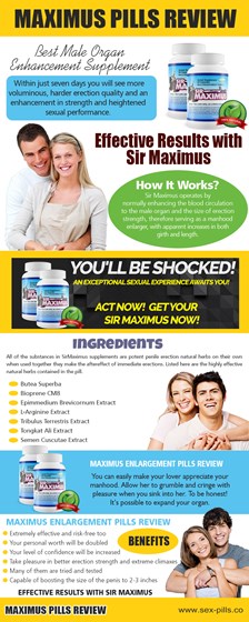 Maximus Male Enhancement: Maximus Enlargement Pills Review